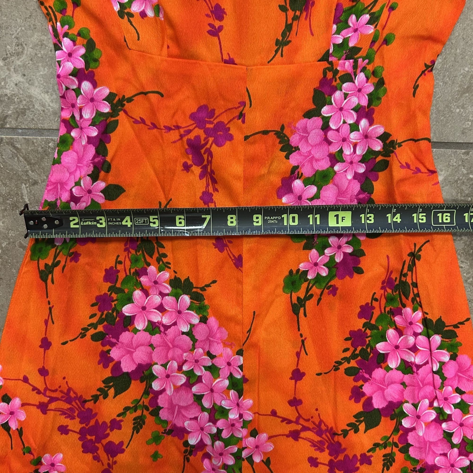 Other 60's Ui Maikai Floral Hawaiian WEDDING Dress Honeymoon Maxi Size S / US 4 / IT 40 - 9 Thumbnail