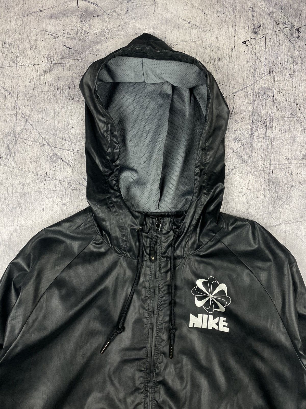 Nike × Vintage Vintage Nike Y2K Drill Track Jacket Hoodie Size M / US 6-8 / IT 42-44 - 5 Thumbnail