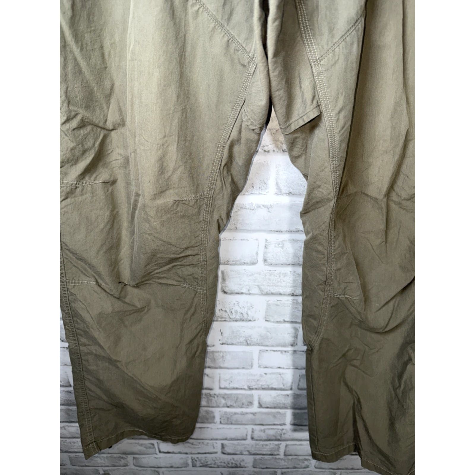 Vintage KUHL Cargo Hiking Pants Mens 38x32 Green Nylon Blend Cotton Size US 38 / EU 54 - 7 Thumbnail