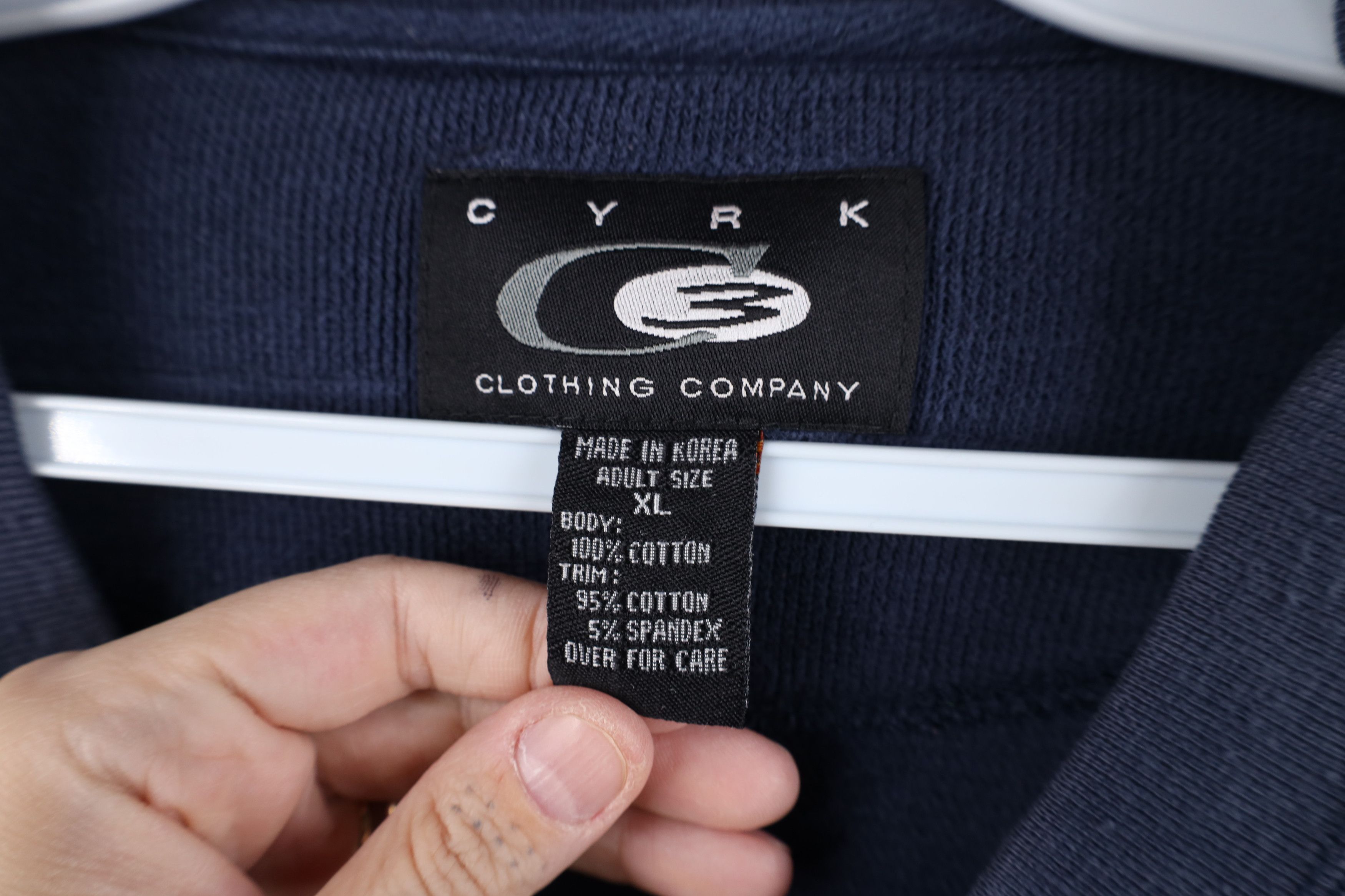 Vintage Vintage 90s Streetwear Cotton Ribbed Knit Crewneck Sweater Size US XL / EU 56 / 4 - 8 Thumbnail