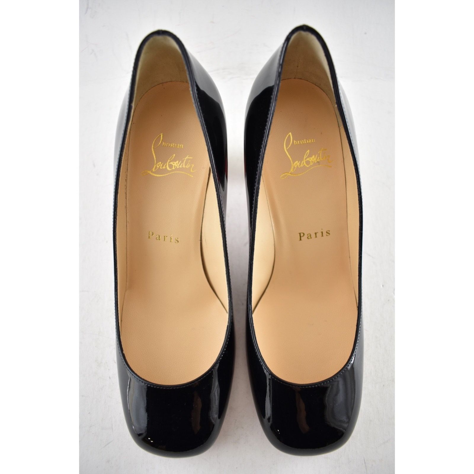 Christian Louboutin Christian Louboutin Cadrilla 70 Patent Block Heel Pump 35 Size US 5 / IT 35 - 10 Thumbnail