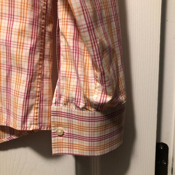 Hugo Boss Hugo boss men's cotton dress shirt size: 17.5/long sleeve Size US XL / EU 56 / 4 - 3 Thumbnail