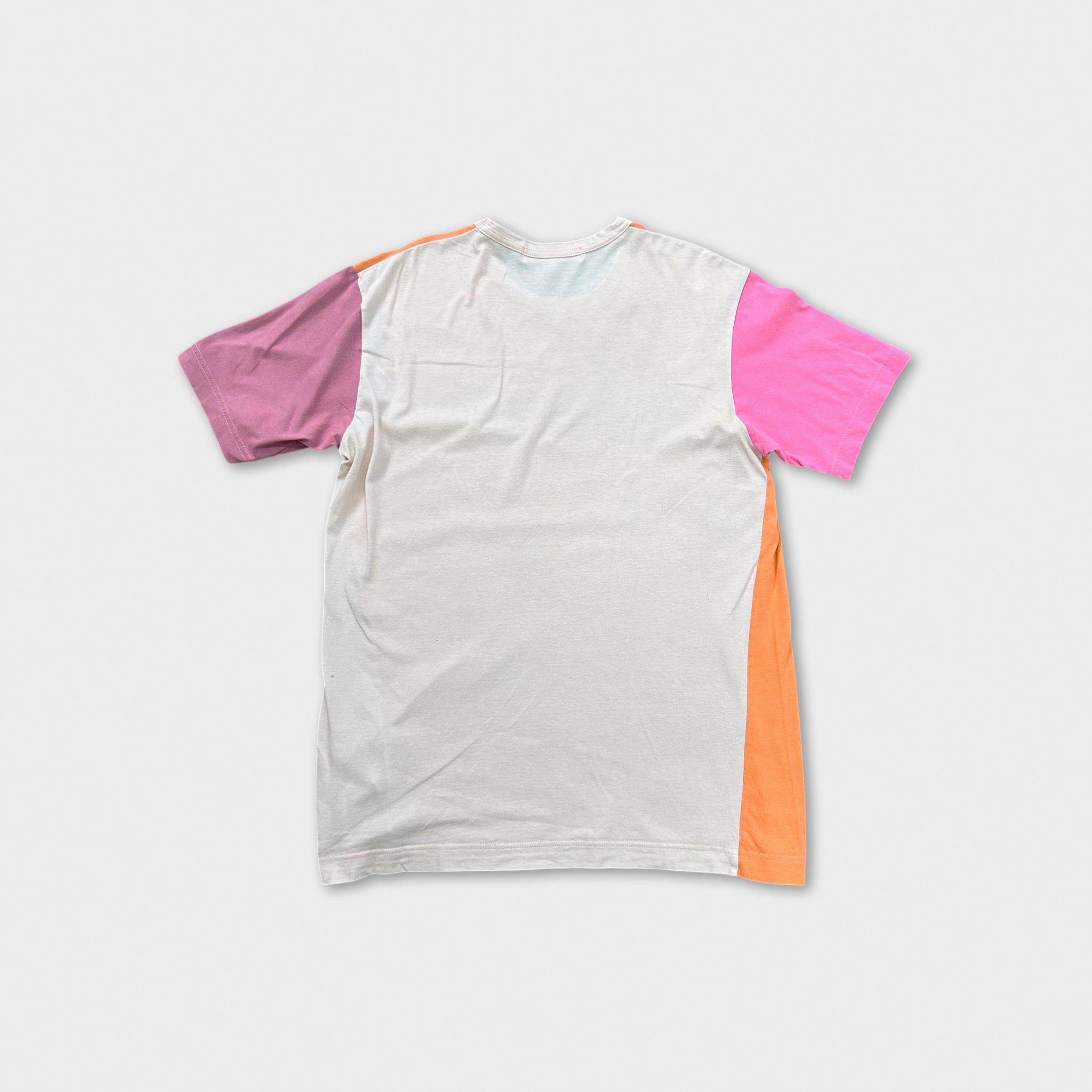 Comme des Garcons Homme Comme Des Garçons SHIRT Colorblock Multicolor Tee Size US L / EU 52-54 / 3 - 5 Thumbnail