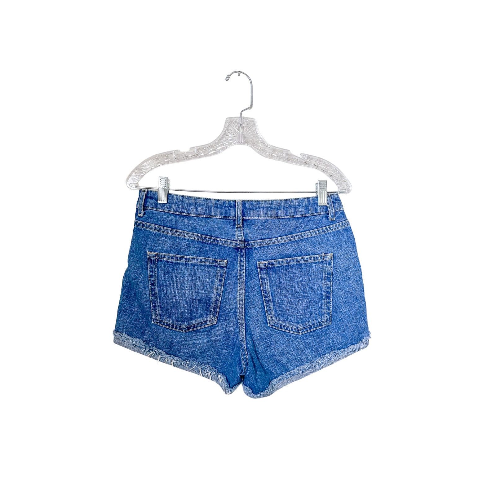 Topshop Topshop Maternity Denim Shorts, Size 4 Size 27" / US 4 / IT 40 - 3 Thumbnail
