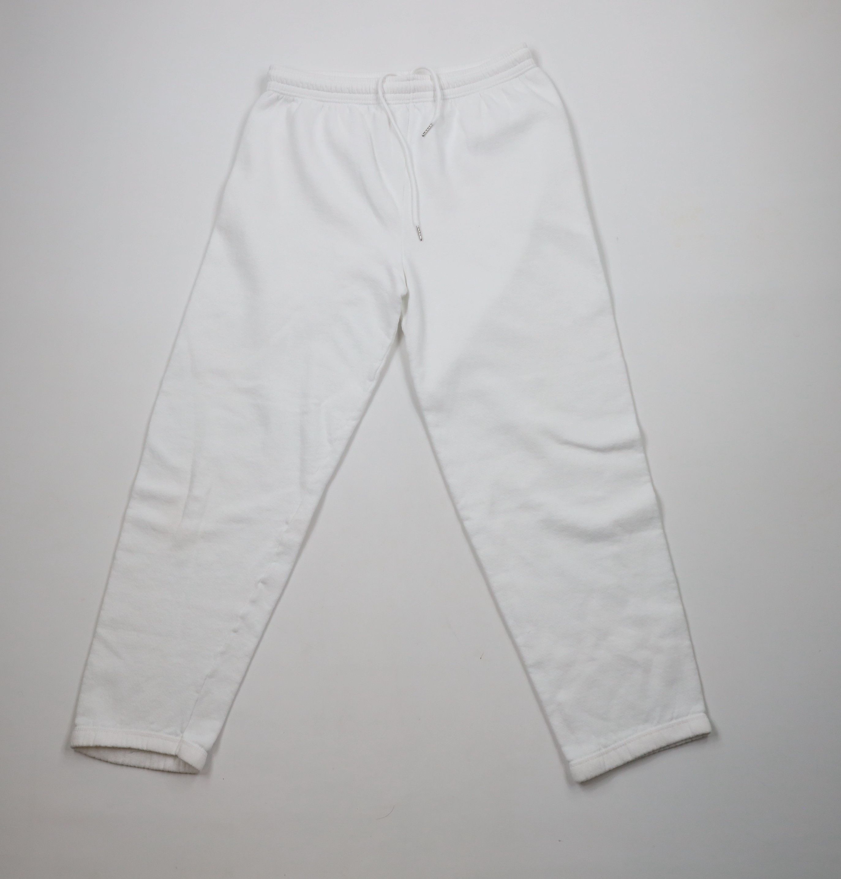Vintage Vintage 90s Streetwear Blank Sweatpants Pants White USA Size 29" - 1 Thumbnail