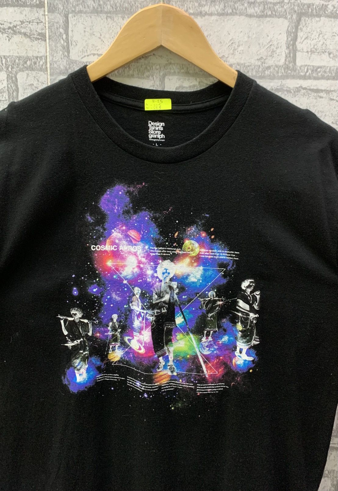 Japanese Brand Design Tshirts Store Graniph Cosmic Afros T-shirts Size US L / EU 52-54 / 3 - 3 Thumbnail