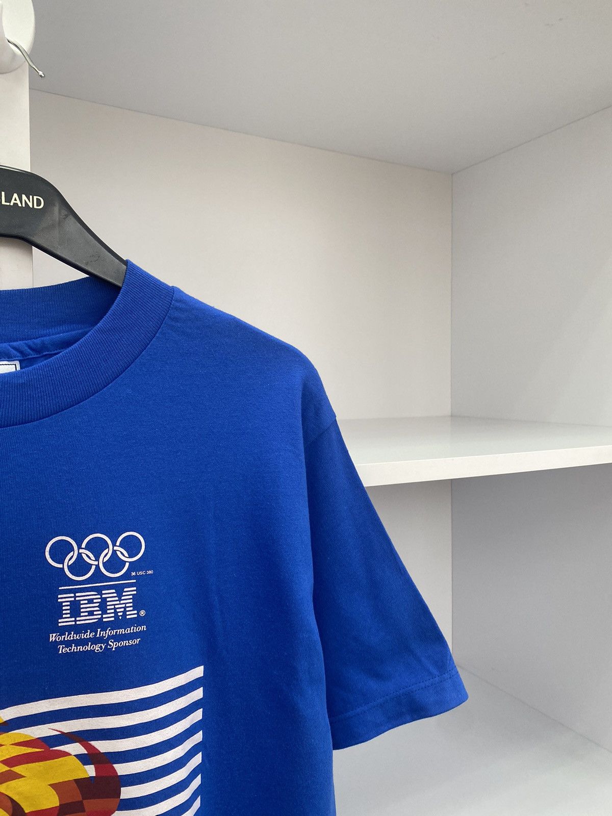 Band Tees × Designer × Vintage Vintage Atlanta Olympic 96 IBM Tee Size US M / EU 48-50 / 2 - 6 Thumbnail