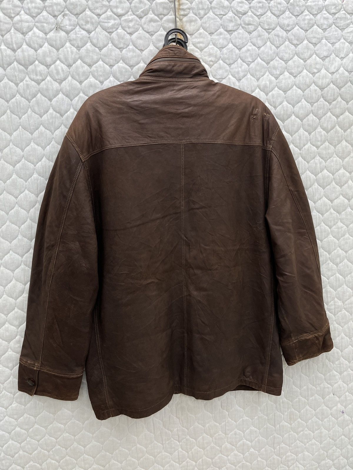 Genuine Leather 🔥🔥🔥STEALS VTG HIGH TRADITION FLAG LEATHER JACKET Size US M / EU 48-50 / 2 - 6 Thumbnail