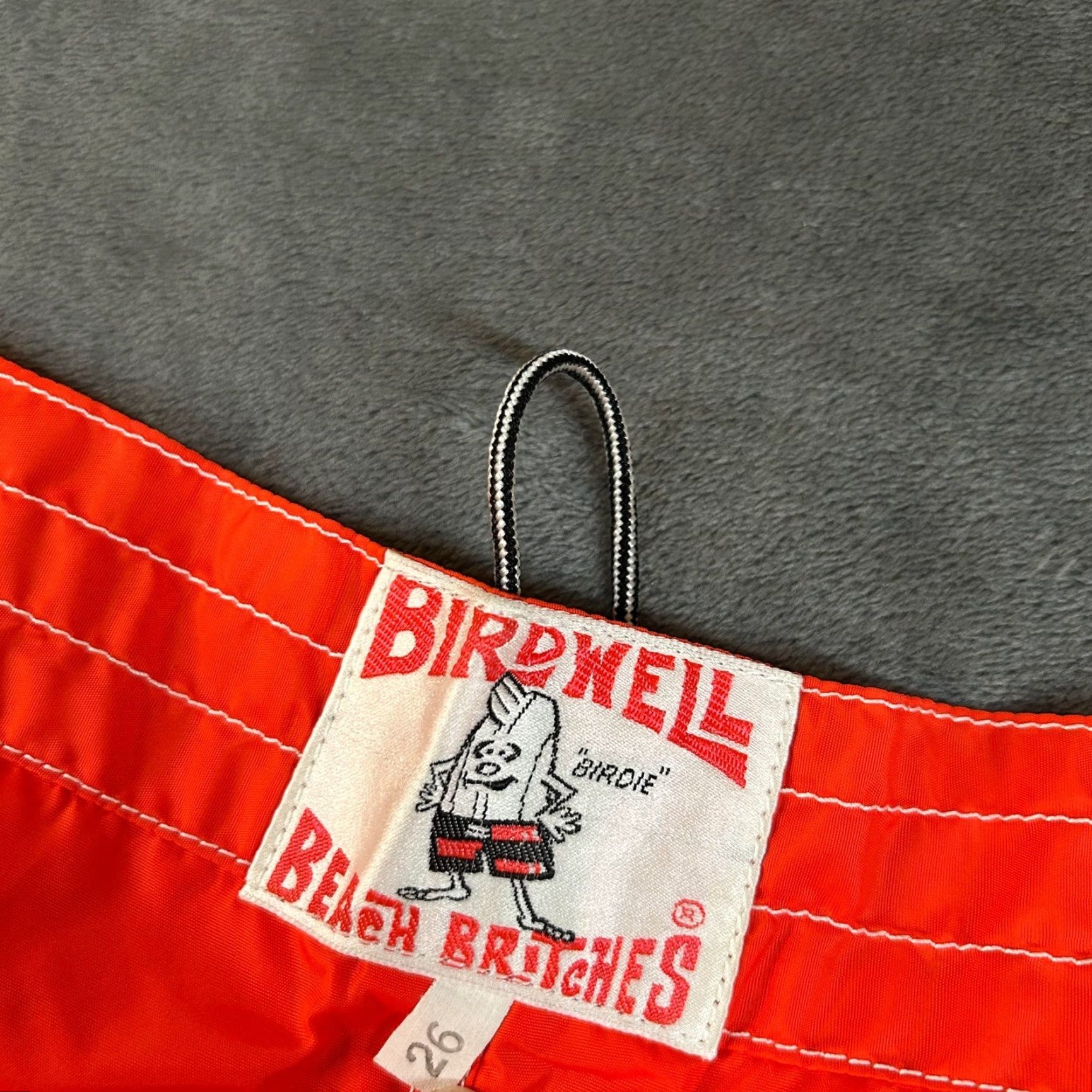 Vintage VINTAGE Birdwell Beach Britches Board Shorts Surf Made in USA Retro Red Mens size 26 Size US 26 / EU 42 - 2 Thumbnail