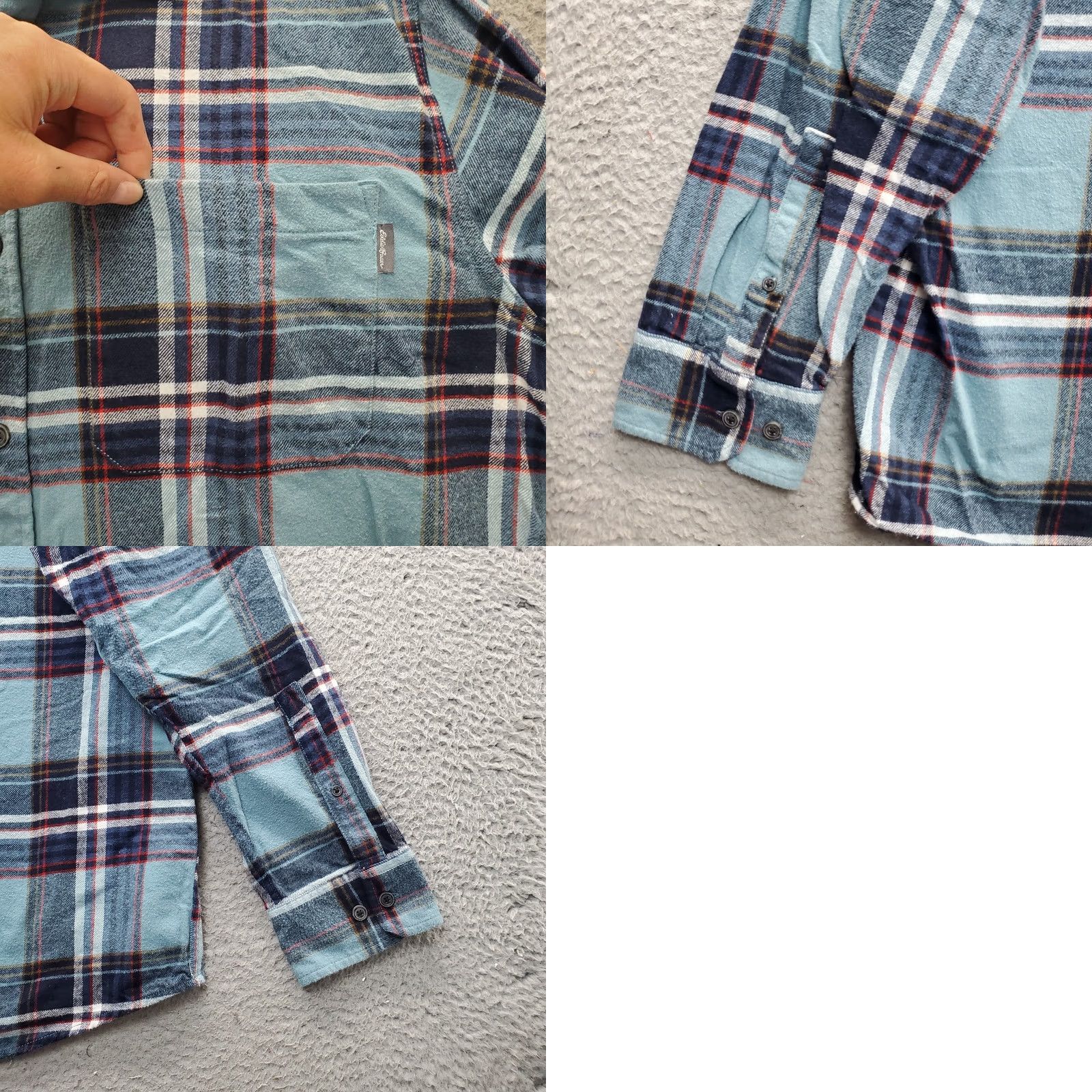 Eddie Bauer Eddie Bauer Flannel Shirt Mens XXL Multi Plaid Long Sleeve Collared Button Up - Premium Quality Size US XXL / EU 58 / 5 - 8 Thumbnail