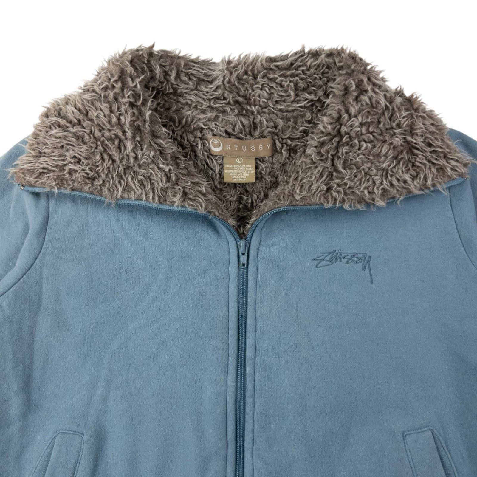 Stussy Vintage Stussy Fur Lined Zip Up Jacket Womens Size L Size L / US 10 / IT 46 - 4 Thumbnail