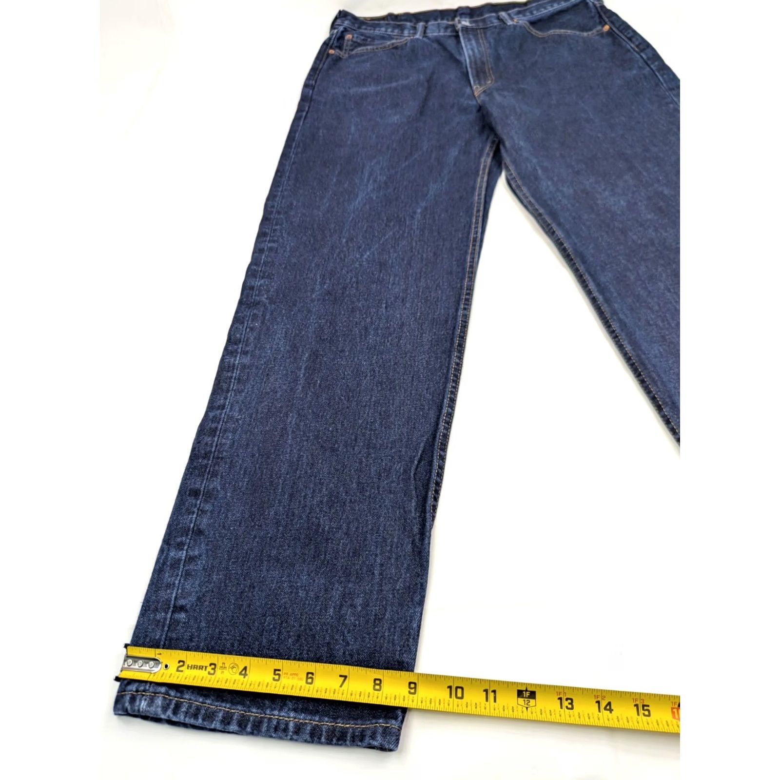 Levi's Levi’s 550 Relaxed Straight Leg Denim Jeans Men 38x34 Indigo Blue Size US 38 / EU 54 - 2 Thumbnail