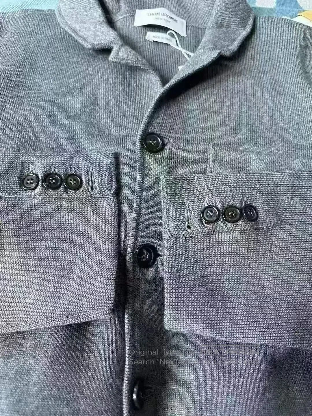 Thom Browne Thom Browne Wool Knit Blazer| Size US L / EU 52-54 / 3 - 6 Thumbnail
