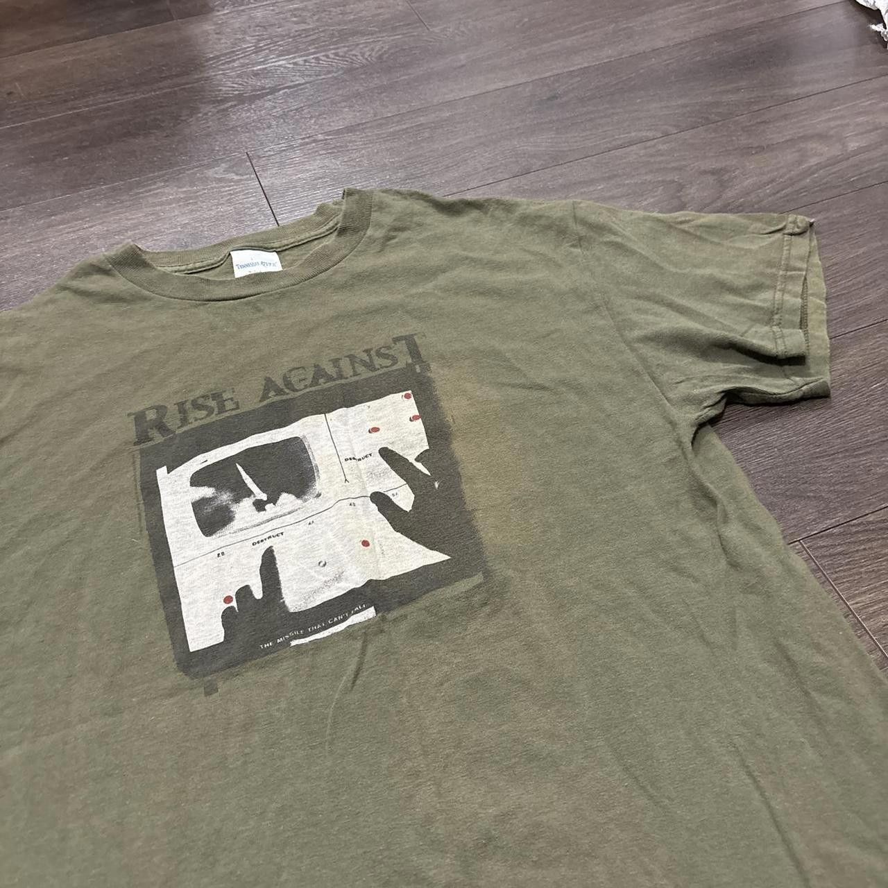 Designer Vintage rise against t shirt 00s M Size US M / EU 48-50 / 2 - 2 Thumbnail