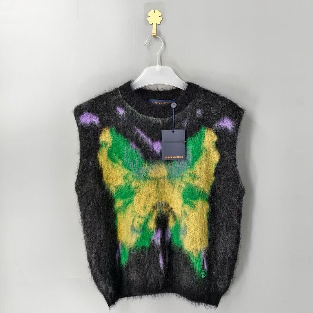 Louis Vuitton louis vuitton butterfly pattern mohair vest Size S / US 4 / IT 40 - 1 Thumbnail