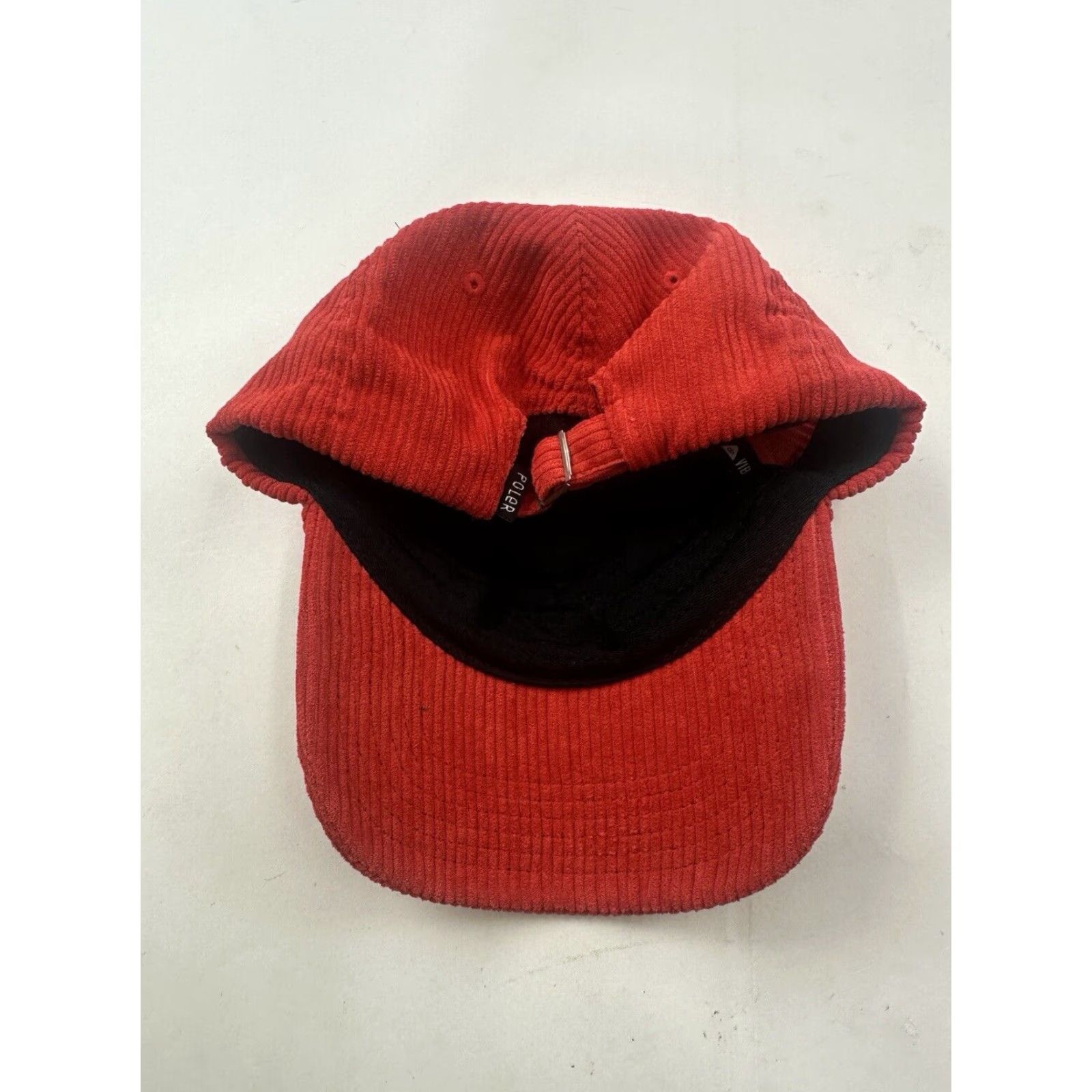 Poler VINTAGE Poler Baseball Cap Adjustable Red Corduroy Camp Vibes Mens Size ONE SIZE - 3 Thumbnail
