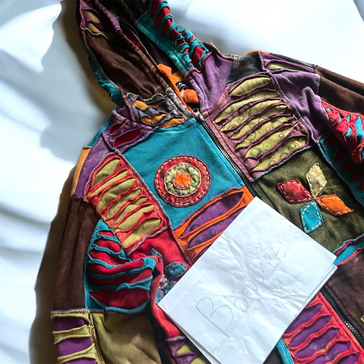 Vintage Avant Garde Y2K Miz Elf Patchwork Zip Hoodie Vintage Size US S / EU 44-46 / 1 - 8 Thumbnail
