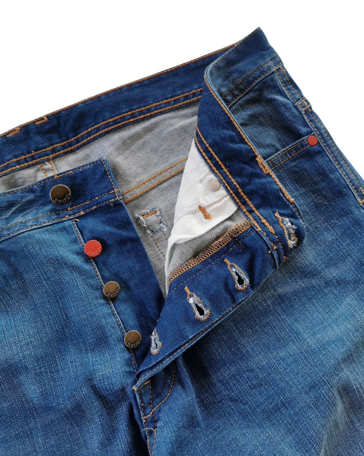 Diesel Diesel 55DSL Regular Fit Mod Parkye Denim Jeans Size US 36 / EU 52 - 9 Thumbnail