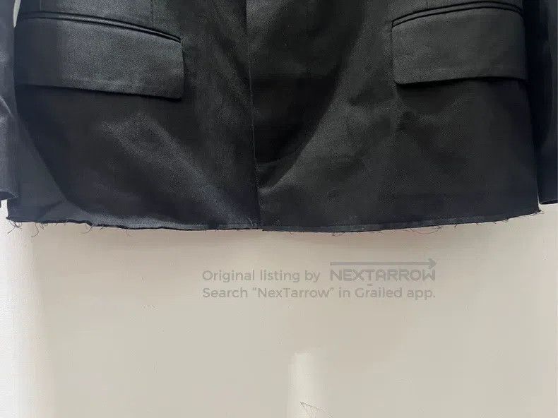 Maison Margiela Maison Margiela Collarless destructive suit jacket Size US M / EU 48-50 / 2 - 4 Thumbnail