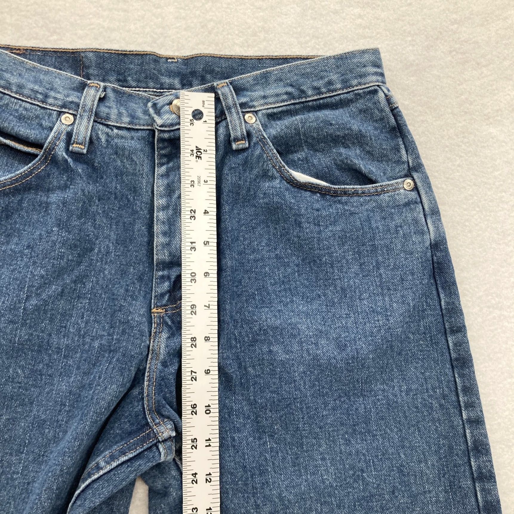 Wrangler Wrangler Jeans Mens 30x32 Blue Five Star Premium Denim Relaxed Fit Workwear NWT Size US 30 / EU 46 - 7 Thumbnail
