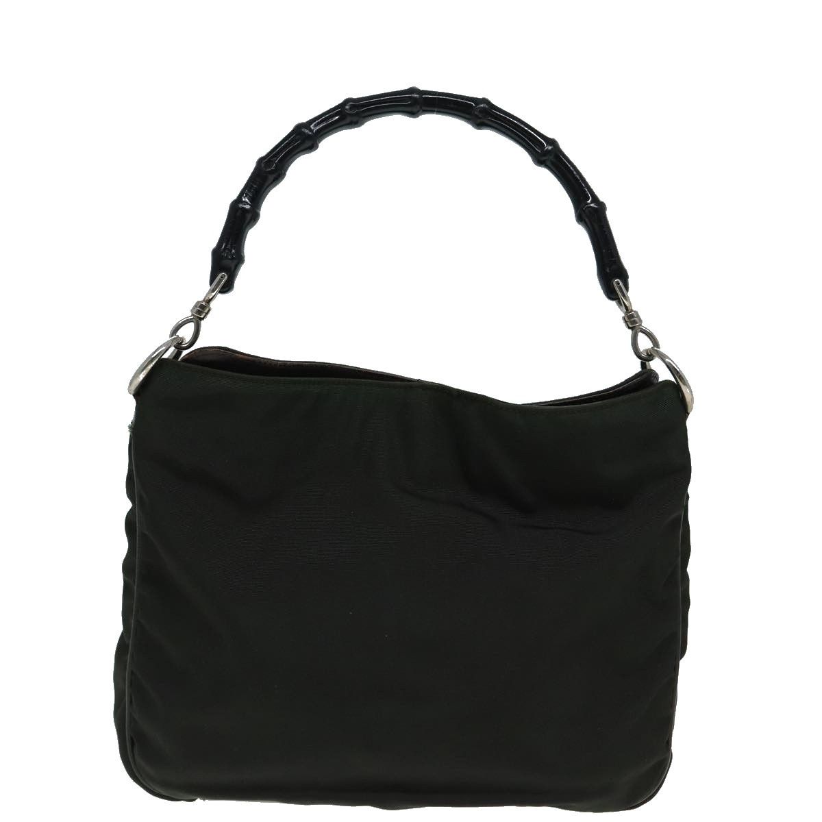Gucci Bamboo Khaki Synthetic Handbag (Pre-Owned) Size ONE SIZE - 1 Thumbnail