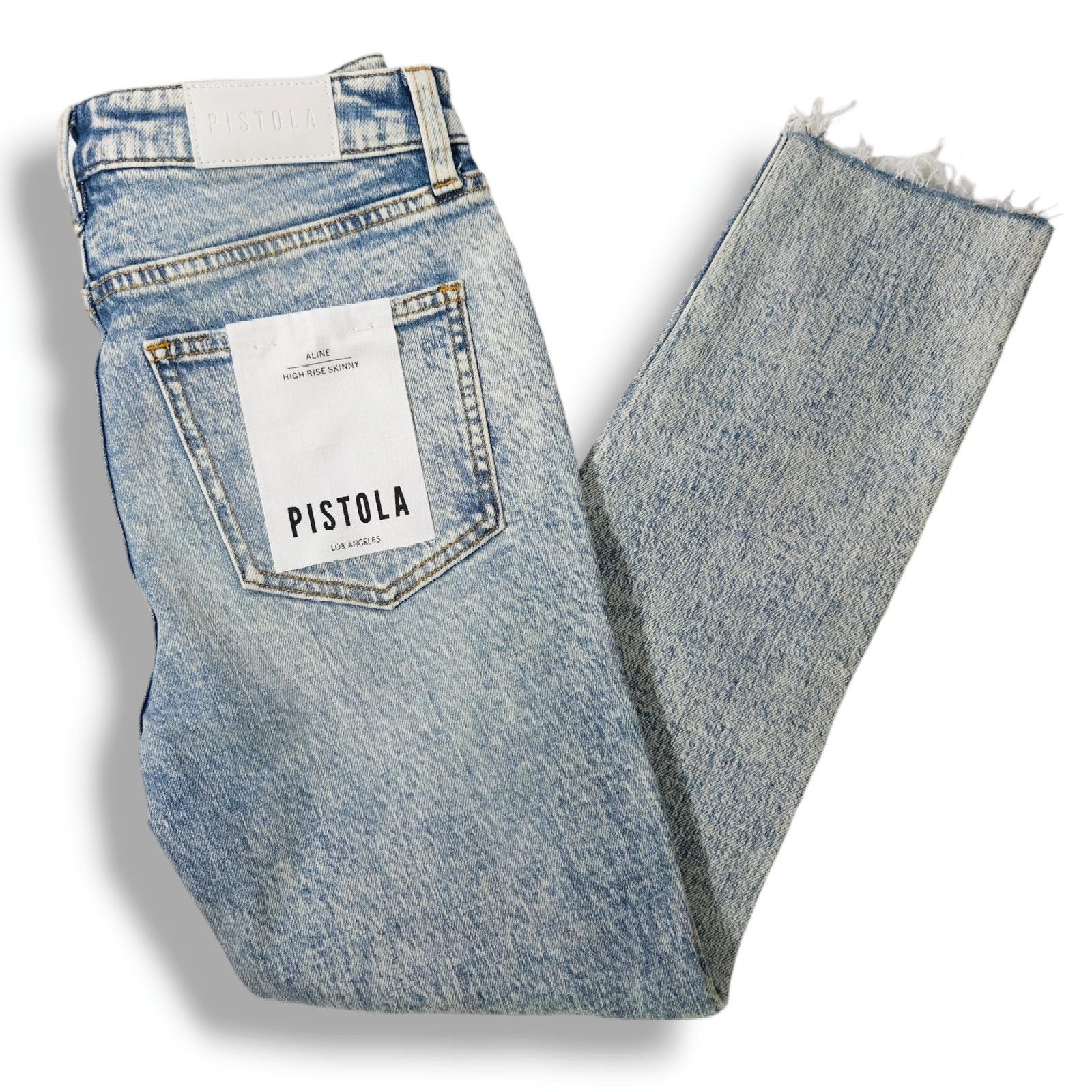 Pistola NWT Pistola Aline High-Rise Skinny Crop Jean Sz. 26x25 June Size 26" / US 2 / IT 38 - 2 Thumbnail
