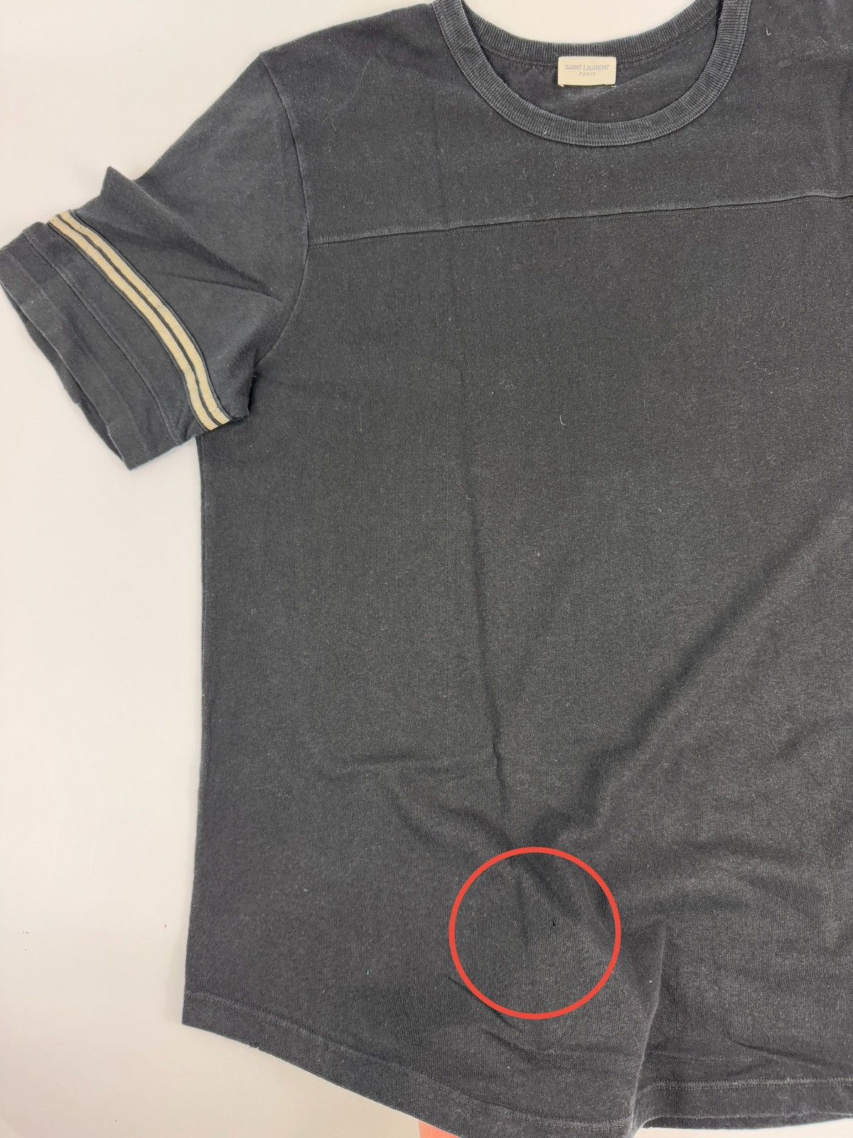 Saint Laurent Paris SHORT SLEEVE T-SHIRT Size US XXL / EU 58 / 5 - 9 Thumbnail