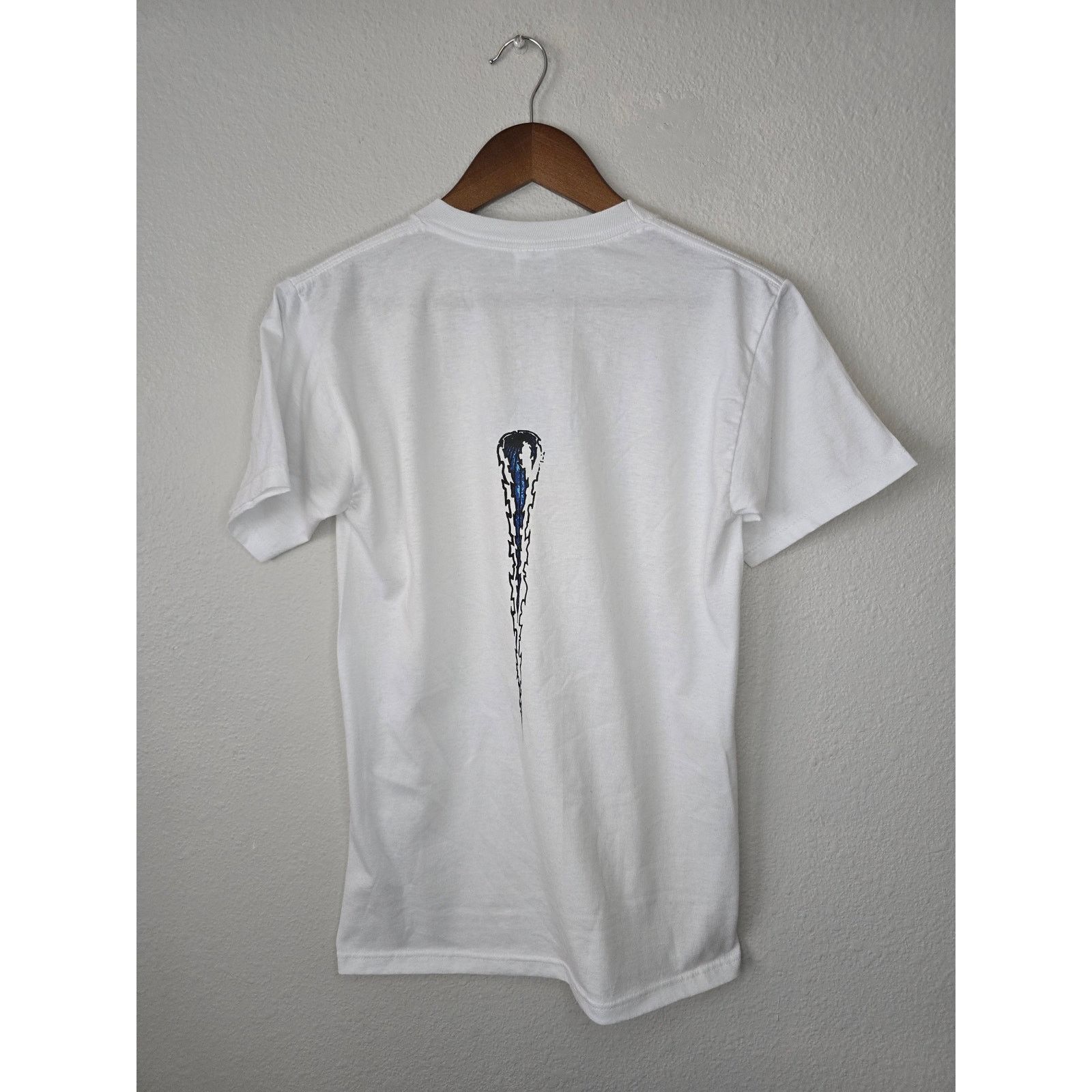 Jerzees × Vintage Vintage Test Print Shirt Experimental Graphic S White Tee Size US S / EU 44-46 / 1 - 1 Thumbnail
