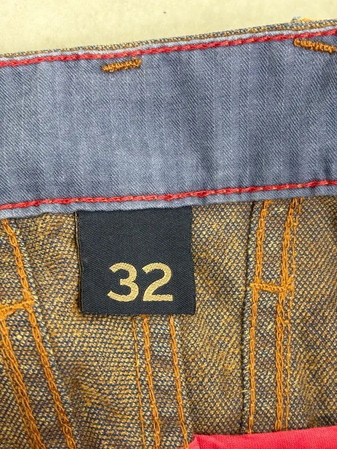 Marithe + Francois Girbaud FW2003 Marithé + François Girbaud Brown & Navy Velvet Pants Size US 32 / EU 48 - 11 Thumbnail
