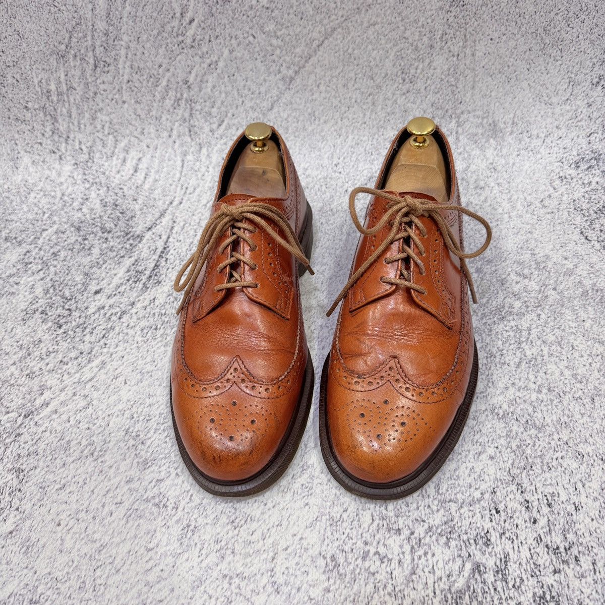 Dr. Martens Dr. Martens 3989 Tan Brown Brogues US10 UK9 EU43 Size US 10 / EU 43 - 2 Thumbnail