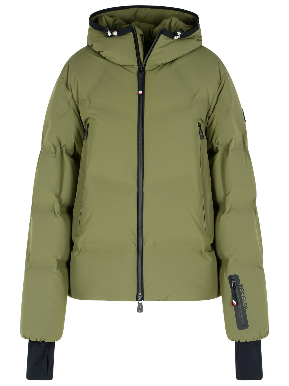 Moncler Grenoble MONCLER GRENOBLE 'Angren' Green Polyamide Blend Down Jacket Size US L / EU 52-54 / 3 - 1 Thumbnail