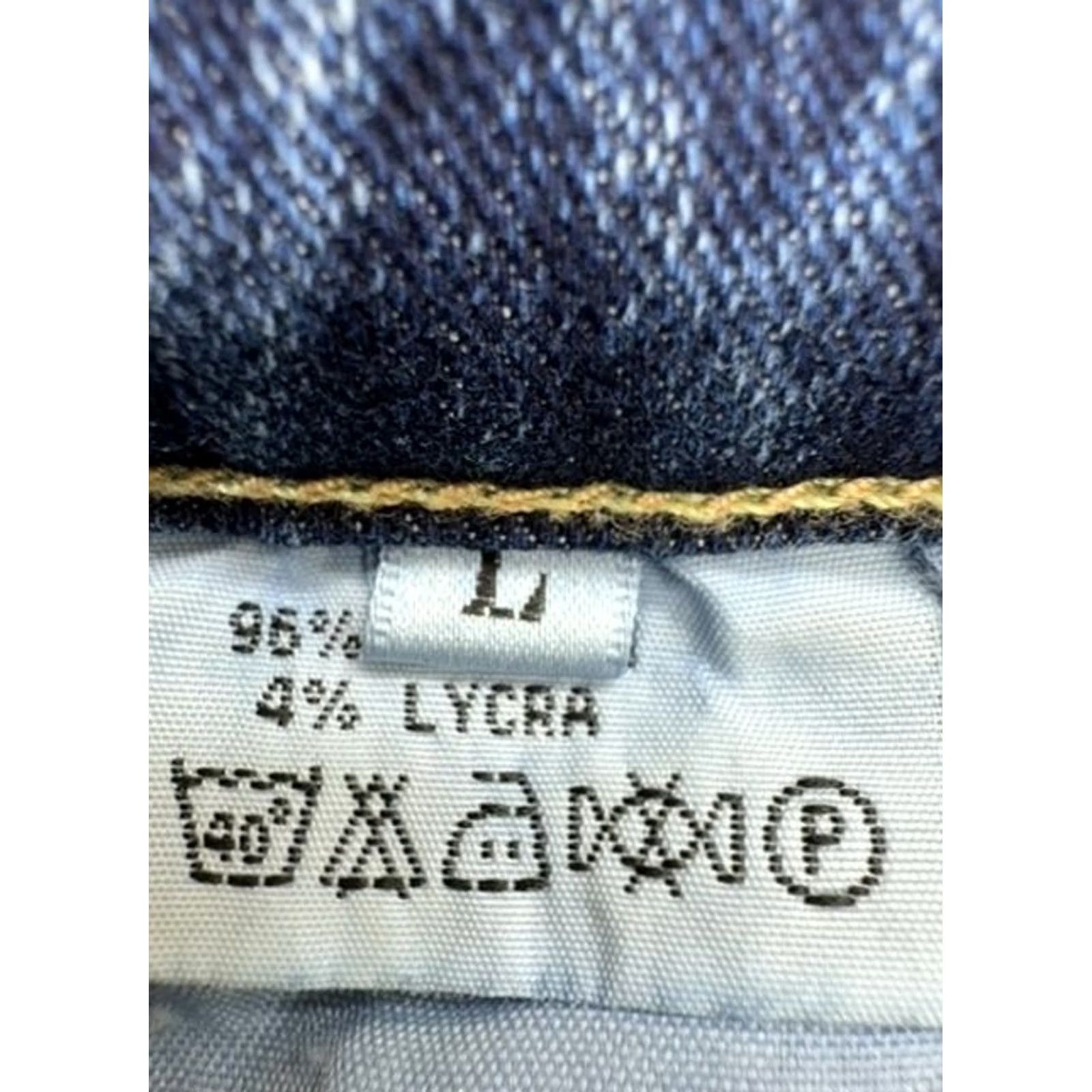 Denime Vintage HTT Denim Mini Skirt Women's Size L Blue Size 36" / US 14 / IT 50 - 4 Thumbnail