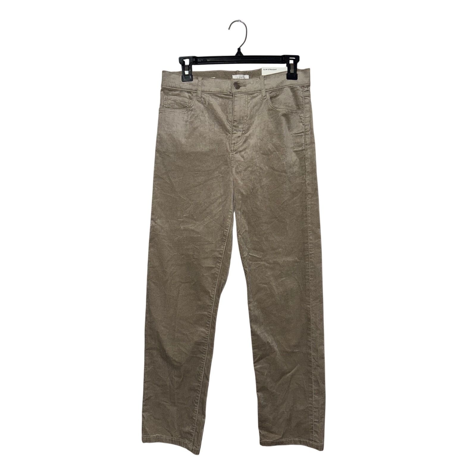 Loft Loft Slim Straight Mid Rise Corduroy Pants - Size 4 - NWT Size 27" / US 4 / IT 40 - 2 Thumbnail