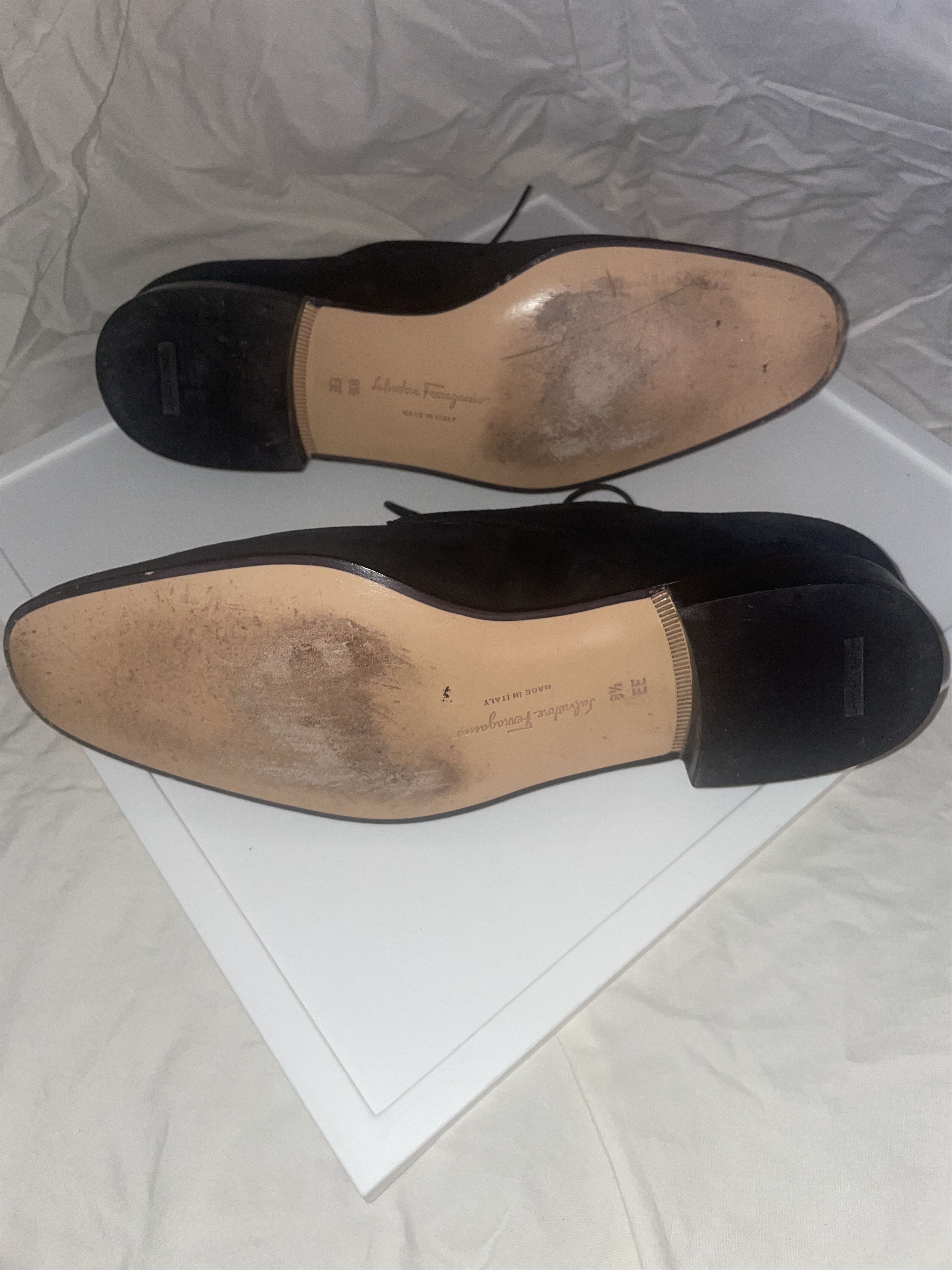 Salvatore Ferragamo Salvatore Ferragamo Studio Oxford Suede Lace Up Shoes Size US 8.5 / EU 41-42 - 5 Thumbnail