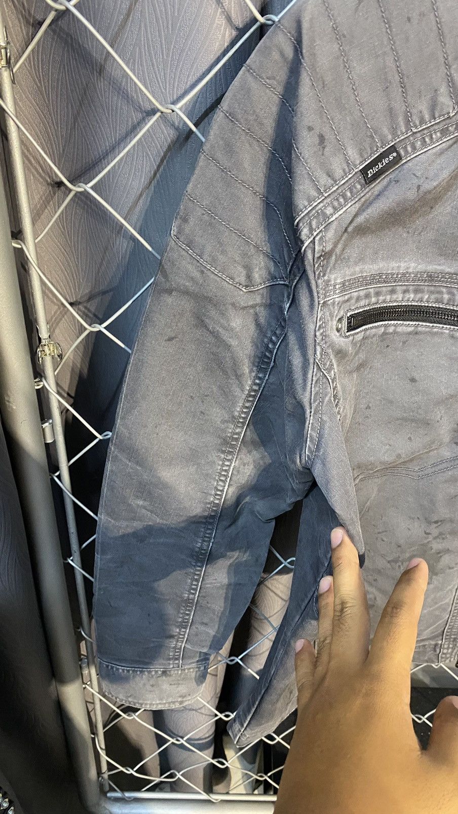 Dickies × Vintage DICKIES RACING JACKET GREY MEDIUM Size US M / EU 48-50 / 2 - 9 Thumbnail