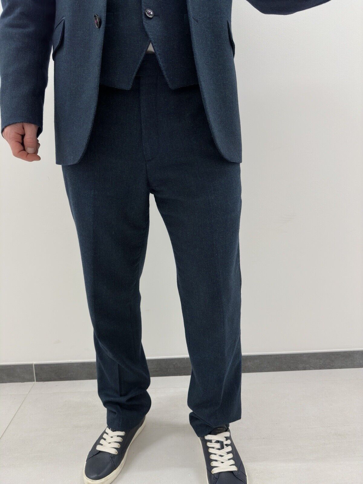 Ted Baker Ted Baker Men's 3 Piece Wool Suit Size 4 Size 40R - 12 Thumbnail