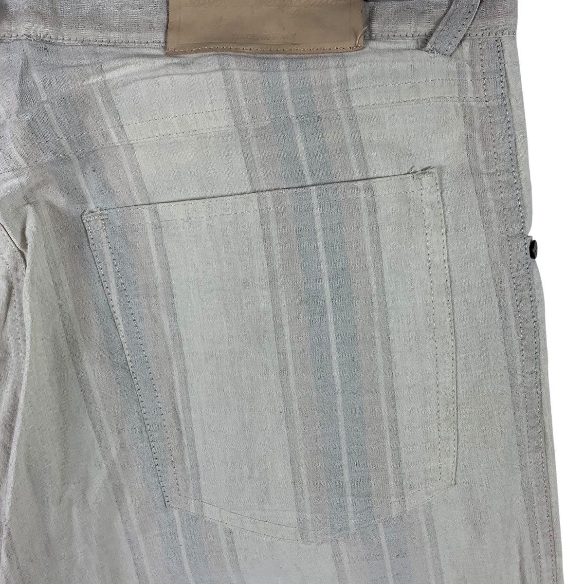 Vintage SALVATORE FERRAGAMO stripe linen pants