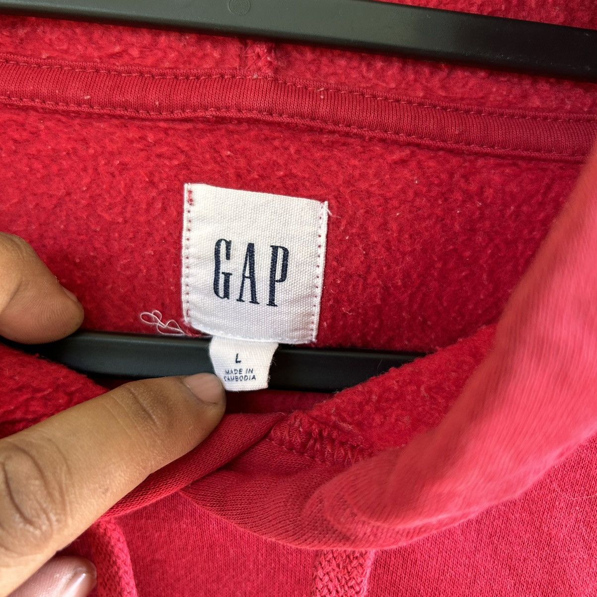 Gap Vintage Gap Athletic Red Hoodie Size US L / EU 52-54 / 3 - 4 Thumbnail