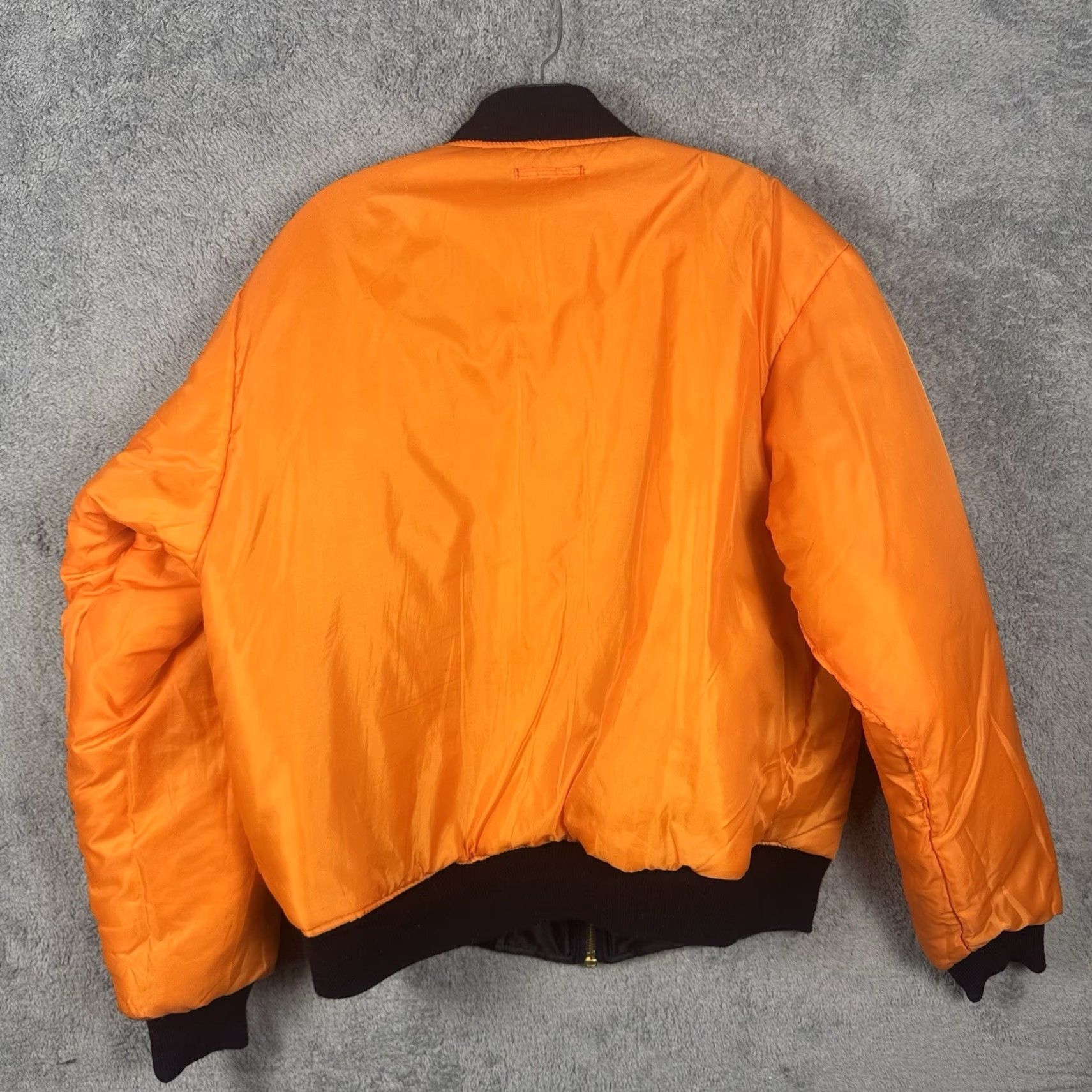 Rothco VINTAGE Rothco MA-1 Jacket Bomber Reversible Flight XL Men Black Size US XL / EU 56 / 4 - 4 Thumbnail