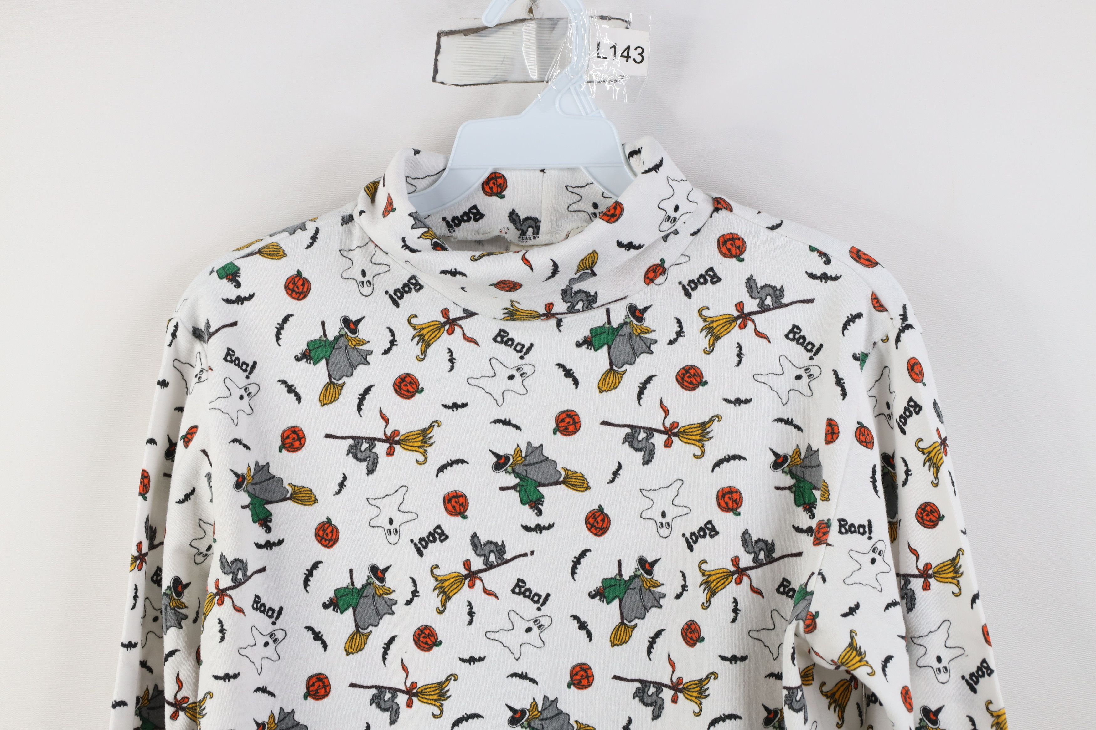 Vintage Vintage 90s Streetwear All Over Print Turtleneck T-Shirt Size M / US 6-8 / IT 42-44 - 2 Thumbnail