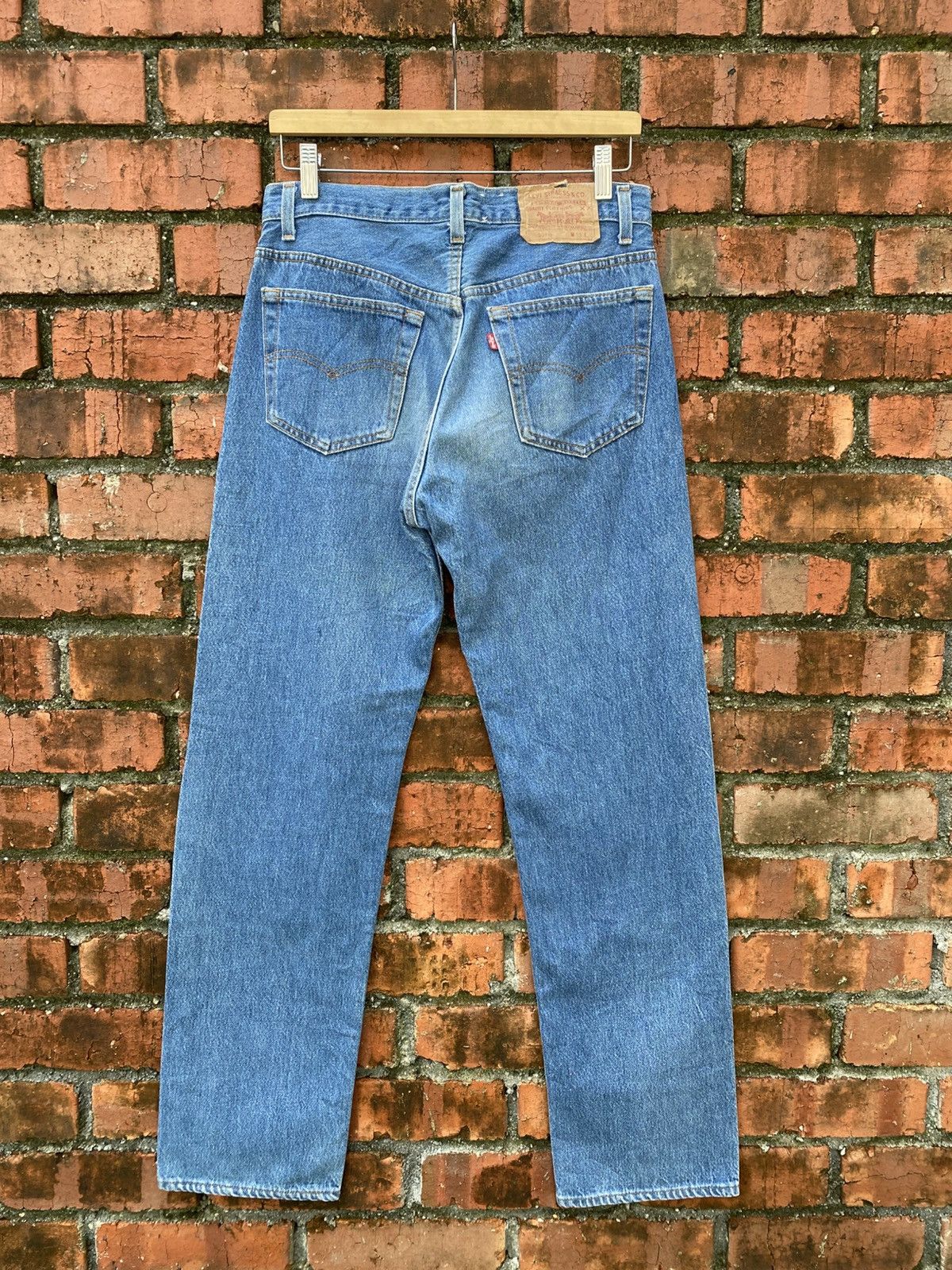 Levi's Vintage Clothing W31x30.5 Vintage levi's 501xx made in USA faded 80s Size US 31 - 2 Thumbnail