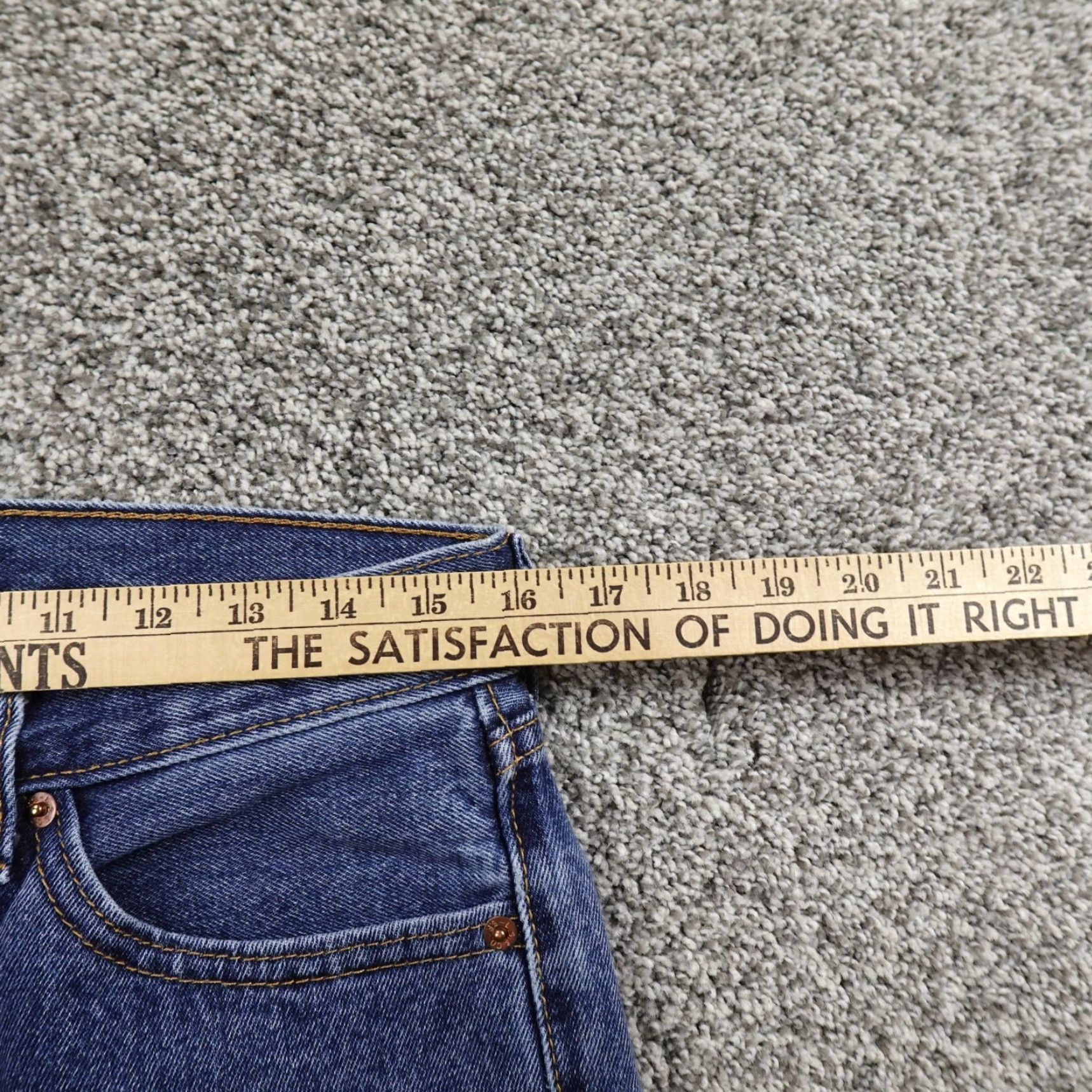 Levi's Levi's Jeans 505 Straight Denim Blue 30X30 Mens Regular Cotton Jeans Size US 30 / EU 46 - 5 Thumbnail