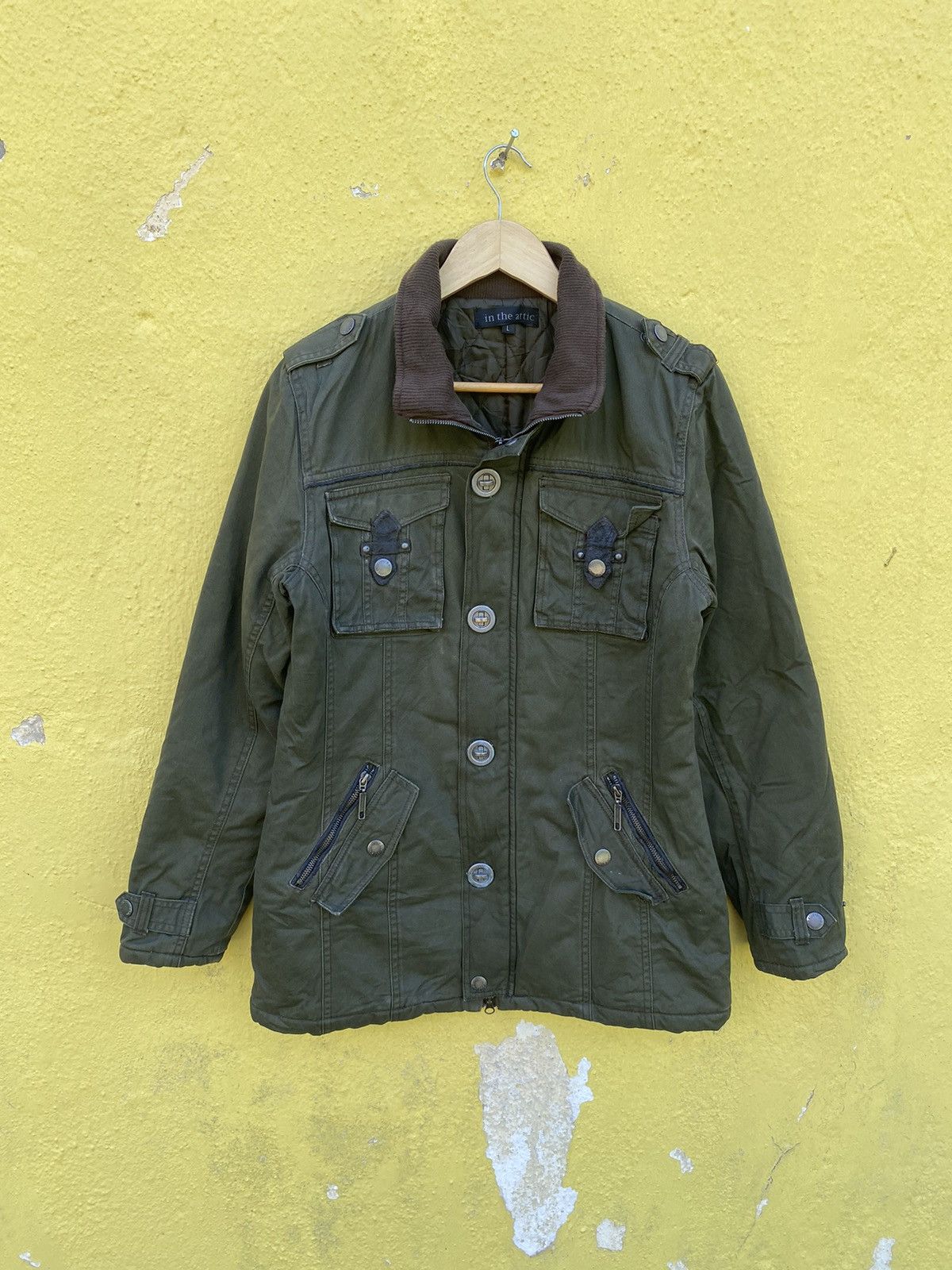 In The Attic × Japanese Brand Japanese Brand X In the attic multipocket military jacket Size L / US 10 / IT 46 - 6 Thumbnail