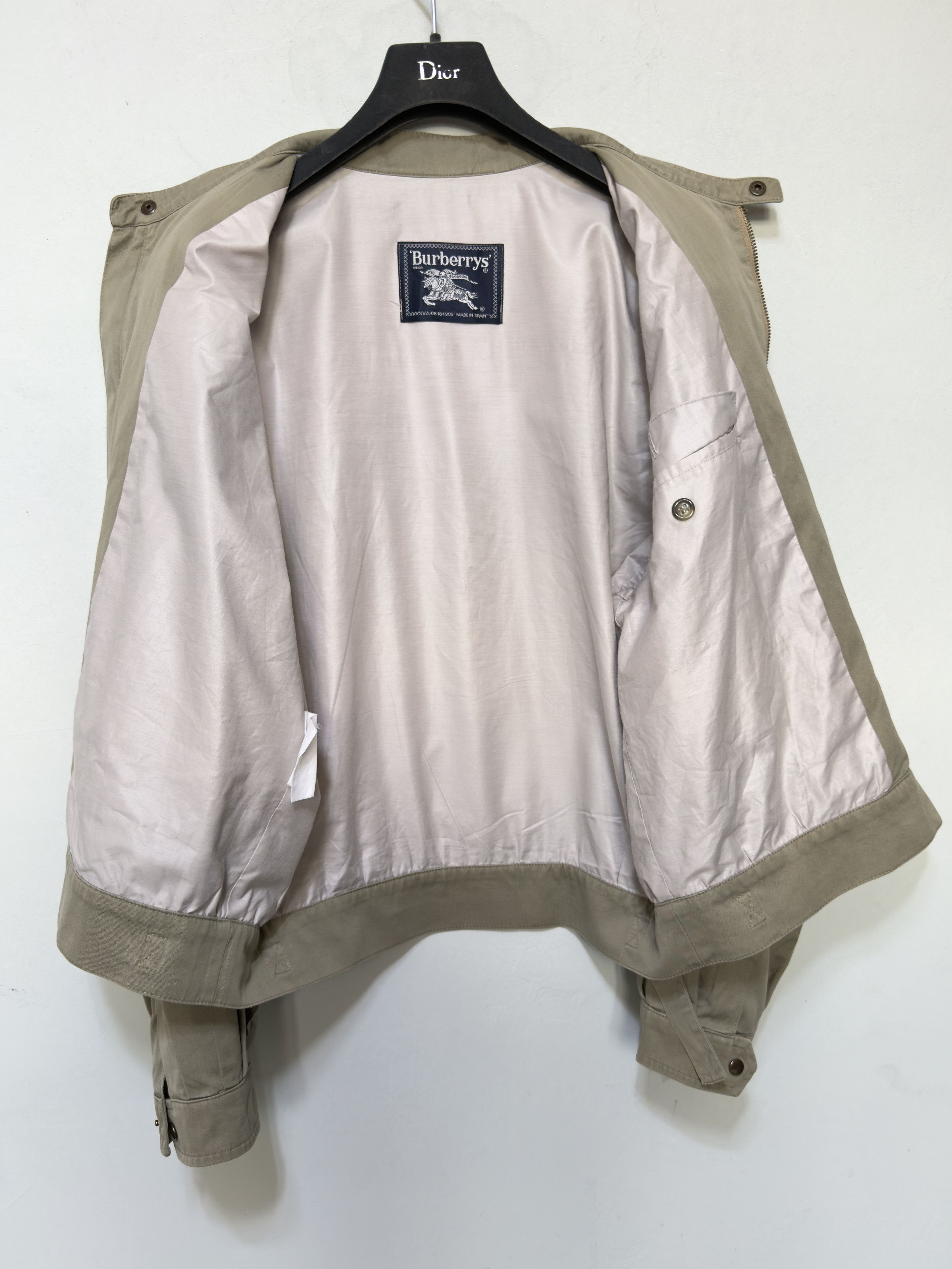Burberry 🔥 vintage biker jacket Burberrys 70s cotton size M Size US M / EU 48-50 / 2 - 12 Thumbnail