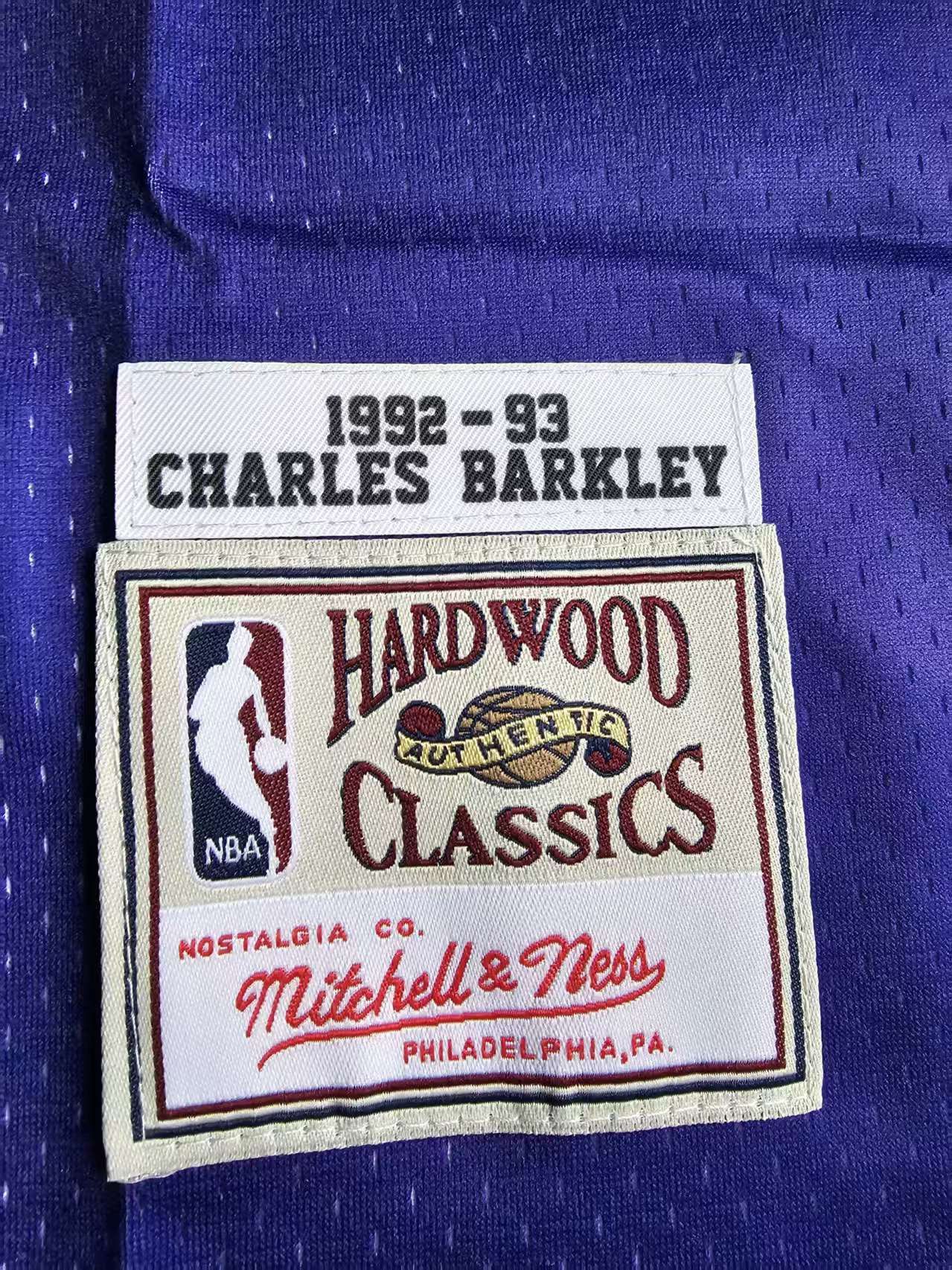 NBA 1992 93 Phoenix Suns 34 Charles Barkley Jersey Size US M / EU 48-50 / 2 - 4 Thumbnail