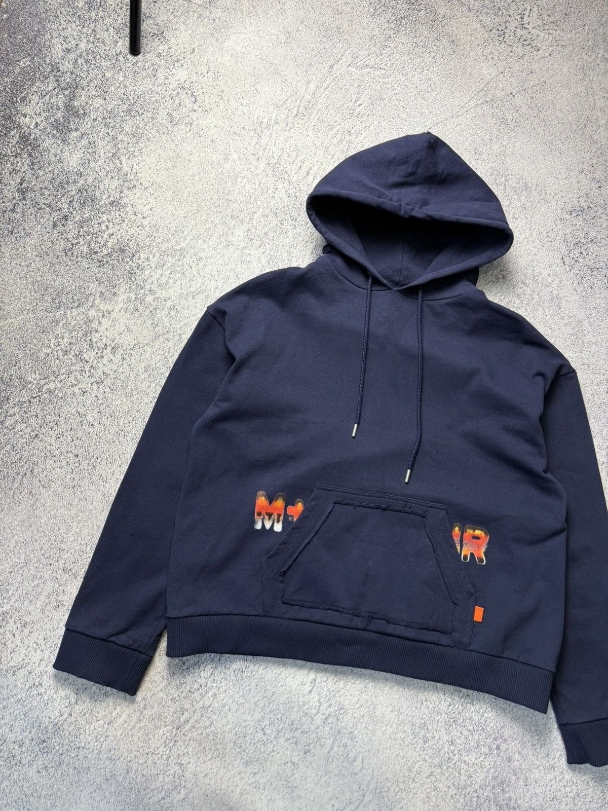 M+Rc Noir M+RC Noir Big Logo Blue Oversize Hoodie Y2K Size US M / EU 48-50 / 2 - 2 Thumbnail