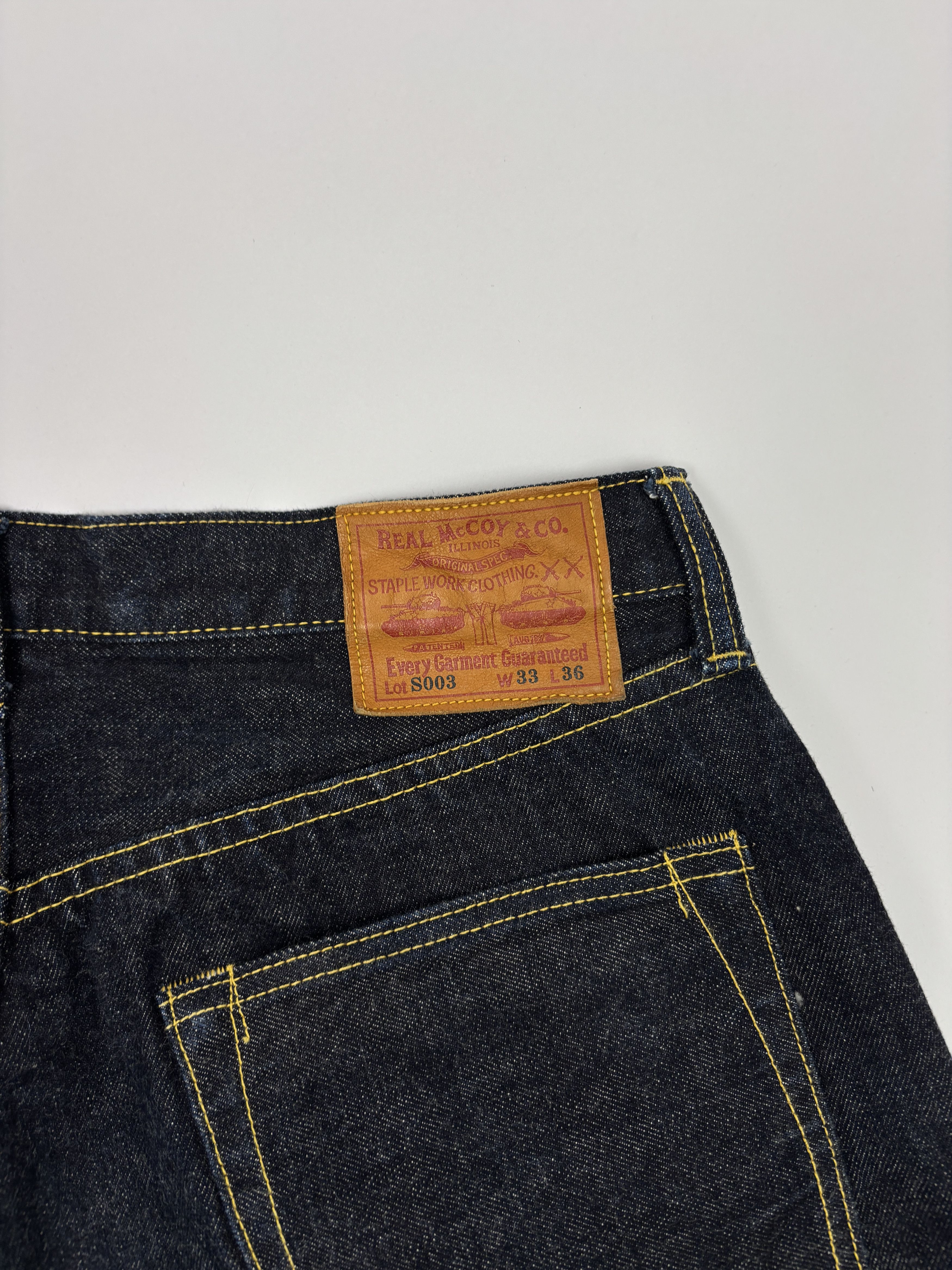 The Real McCoy's The Real McCoy’s Lot. S003 WW2 Jeans Size US 33 - 14 Thumbnail