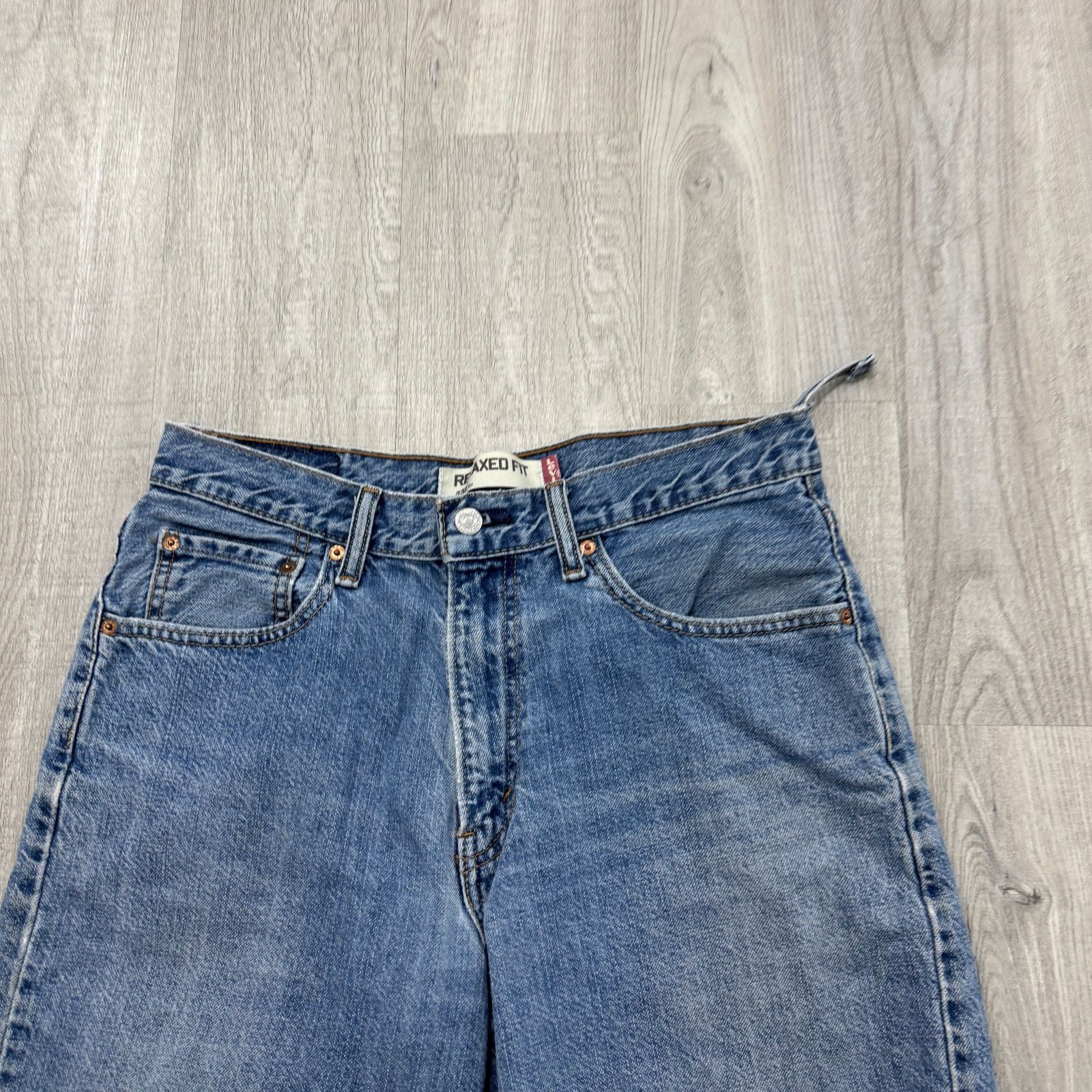 Levi's Vintage Levis 550 Jean Shorts Mens 33 Blue 10" Inseam y2k Size US 33 - 2 Thumbnail