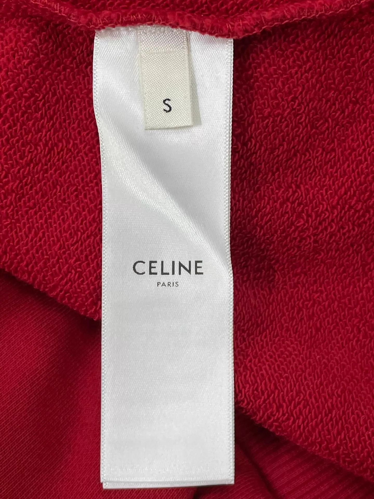 Celine Celine Red Logo Crewneck Sweatshirt S New With Tags Size S / US 4 / IT 40 - 5 Thumbnail