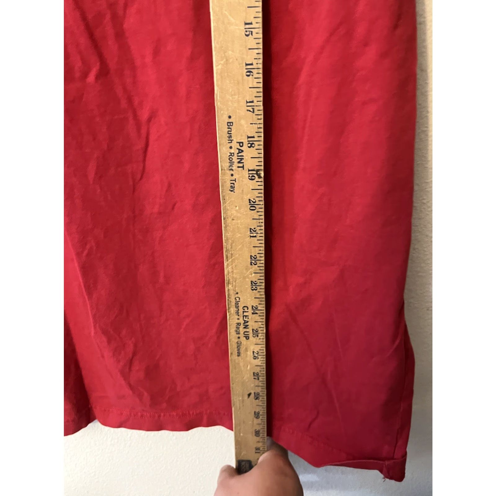 Nautica Nautica Men's Stretch T-Shirt Red Solid Crew Neck Short Sleeve XXL Size Size US XXL / EU 58 / 5 - 4 Thumbnail